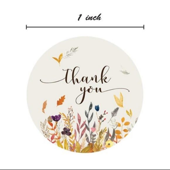 140 pcs - 1" Thank you Stickers - Picture 6 of 9